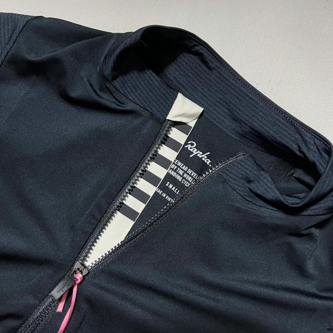 新品 Rapha ウィメンズ プロチーム ジャージ 半袖 ブラック Sサイズ Rapha Pro Team Training Cycling Jersey（ラファ プロチーム