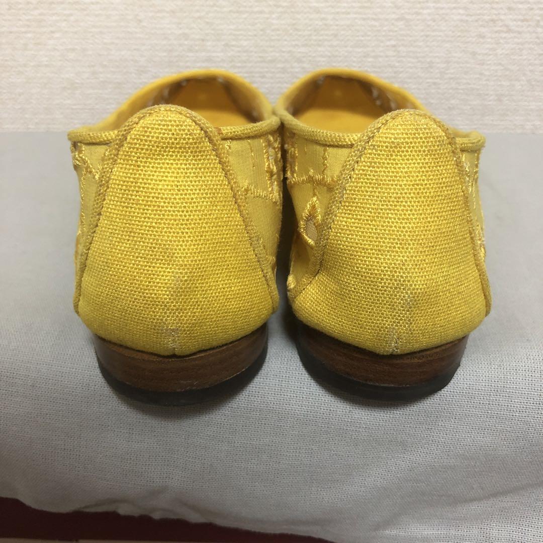 マノロブラニク  フラット　パンプス  レース　36
