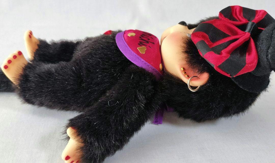 モンチッチ オトナラボ キーチェーン セキグチ ぬいぐるみ 黒 ベビチッチ