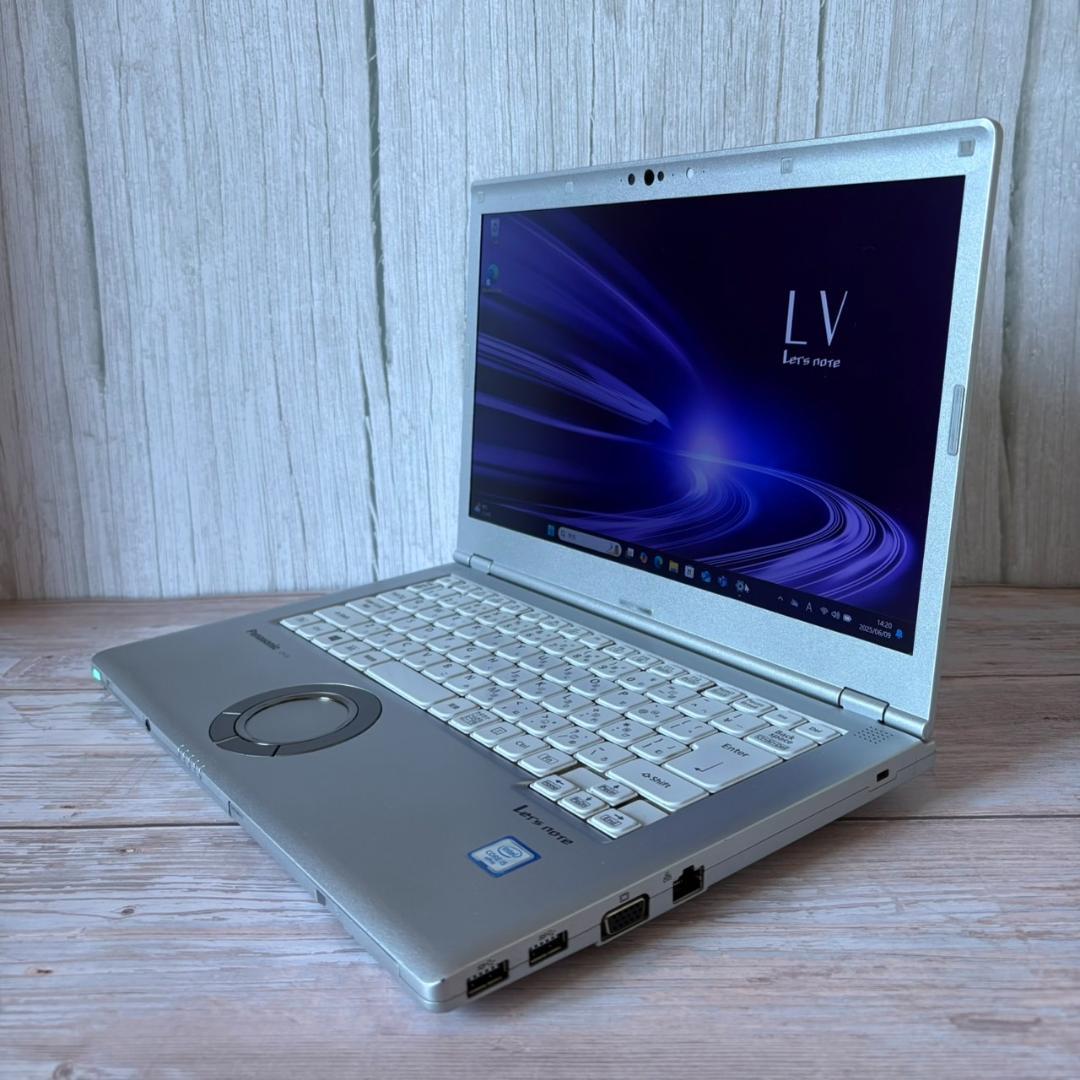 【人気の国産PC❗DVD❗】レッツノート✨i5✨8G✨SSD256G✨14.0