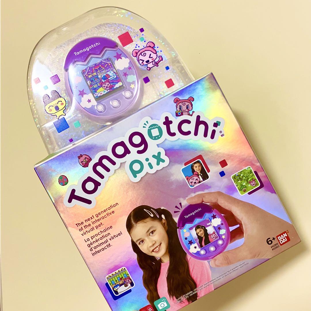 海外版 たまごっち Tamagotchi pix スカイ パープル