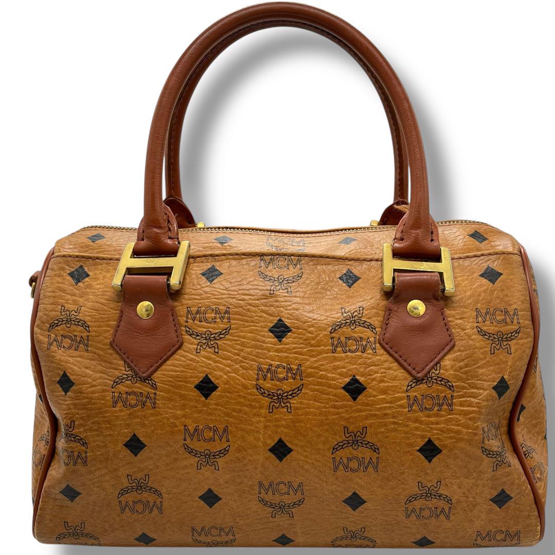 MCM エムシーエム ハンドバッグ ミニボストン ヴィセトス レザー