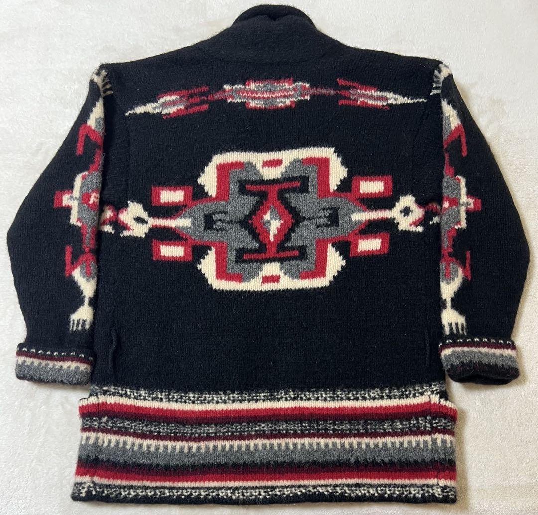 90s ナバホ ラルフローレン ハンドニット カーディガン ネイティブ 卍