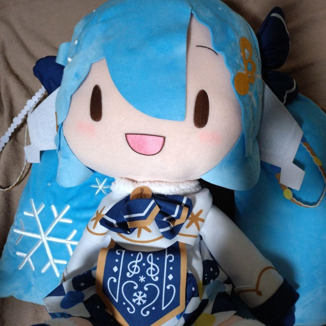 雪ミク2021どでかじゃんぼぬいぐるみ