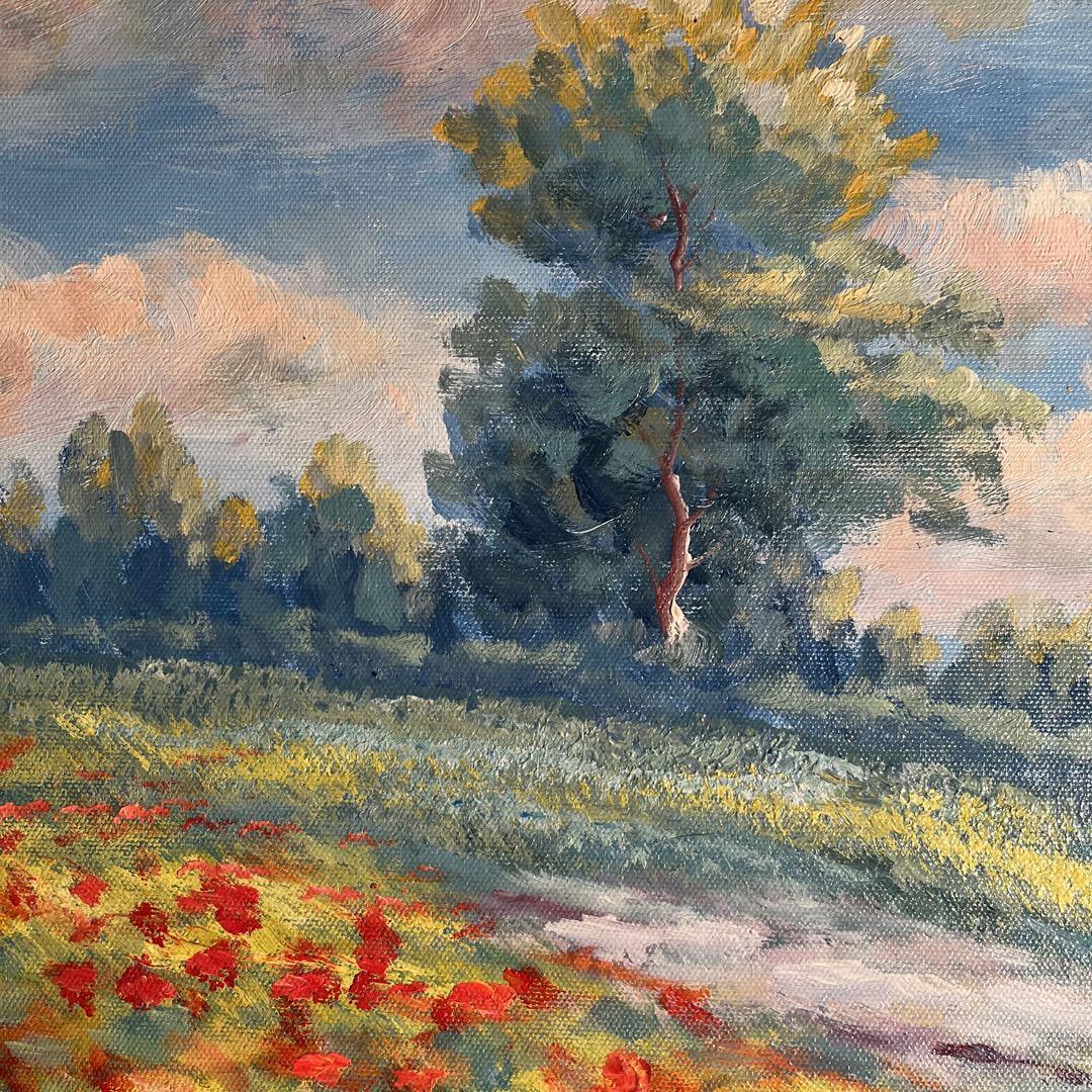 手書き油絵 クロード・モネ ひげなし 額付 絵画 インテリア