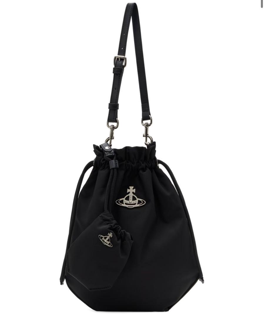 vivienne westwood ReNYLONポーチ付ドローストリングバッグ