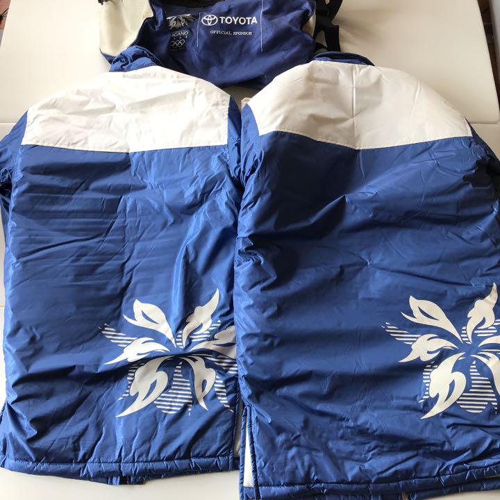 レア 男女ペア セット トヨタ TM1Za-m42383994507 長野オリンピック スポンサー ベンチコート 再入荷安い