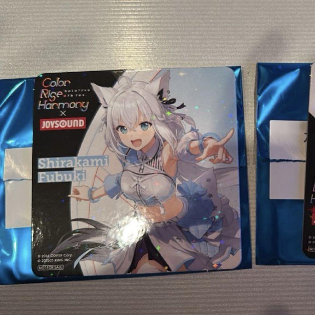 白上フブキ　ジョイサウンドコースター　ホログラム 5,000円