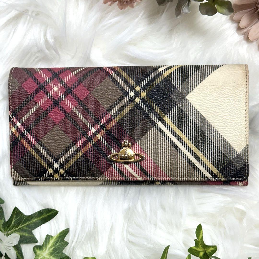 Vivienne Westwood チェック柄長財布