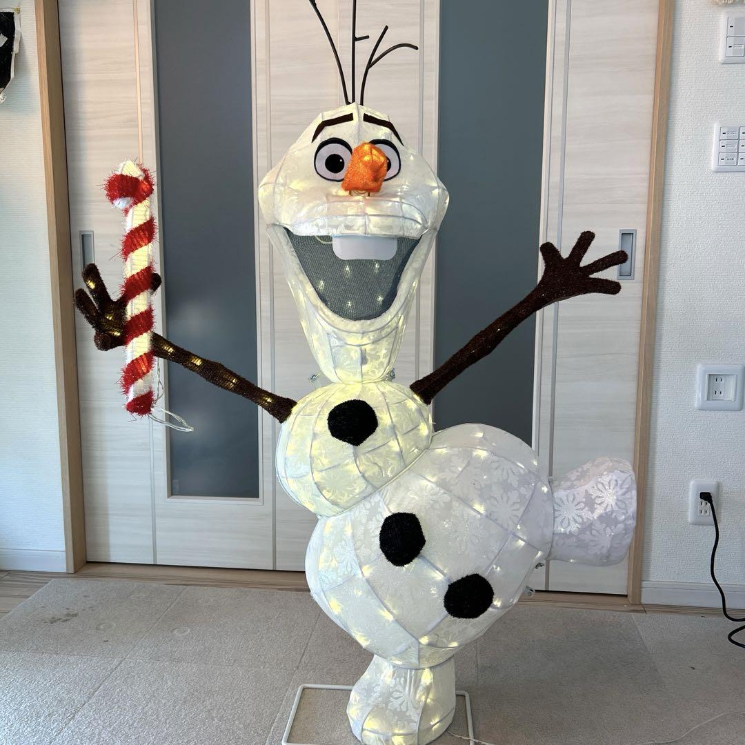 アナと雪の女王 オラフ イルミネーション オブジェ