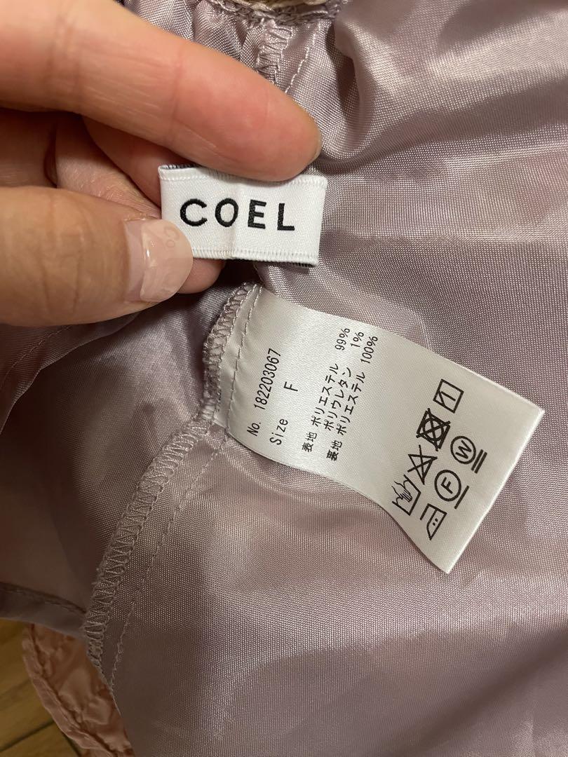 COEL ポップコーンペプラムブラウス