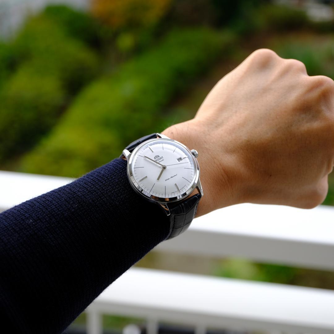 Orient bambino オリエント バンビノー自動巻き腕時計 シルバー Orient bambino オリエント バンビノー自動巻き腕時計 シルバー