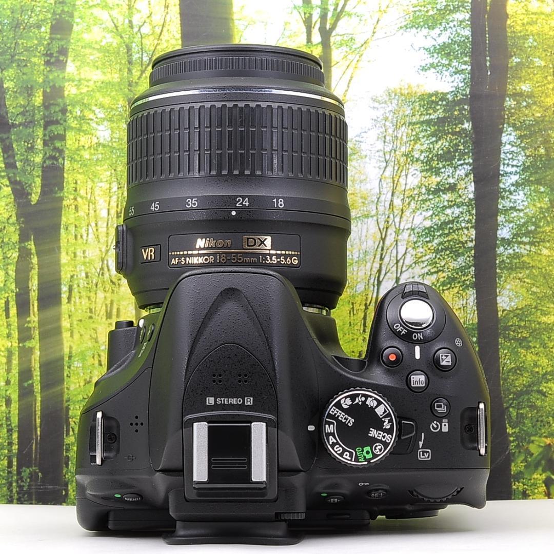 スマホ転送OK☆Nikon D5200一眼レフ☆高画質一眼レフ