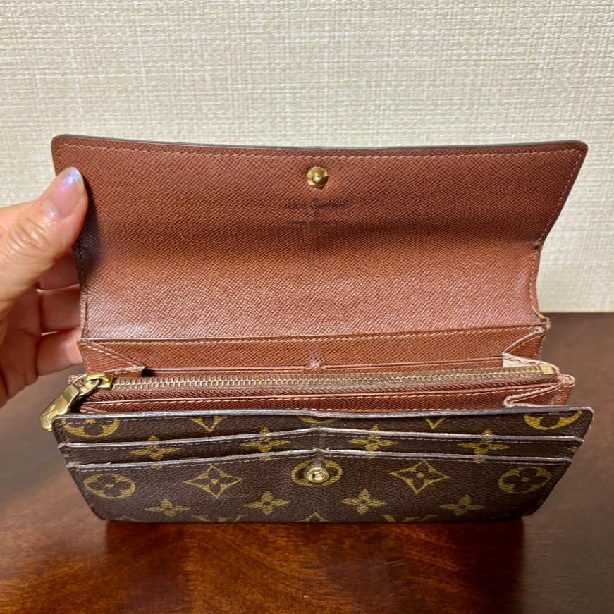 Louis Vuitton モノグラム 長財布　古いけどパッと見はキレイ✨