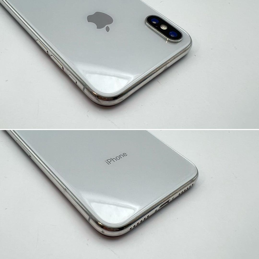電池新品 iphone X 64GB シルバー 本体 SIMフリー 完動品 - メルカリ