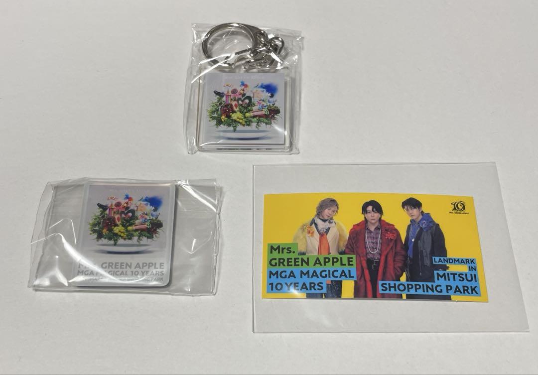ミセス　キーホルダー　ガチャ　ららぽ限定　アクキー　マグネット　セット売り マグネットとキーホルダーのセット ミセス ららぽーと限定