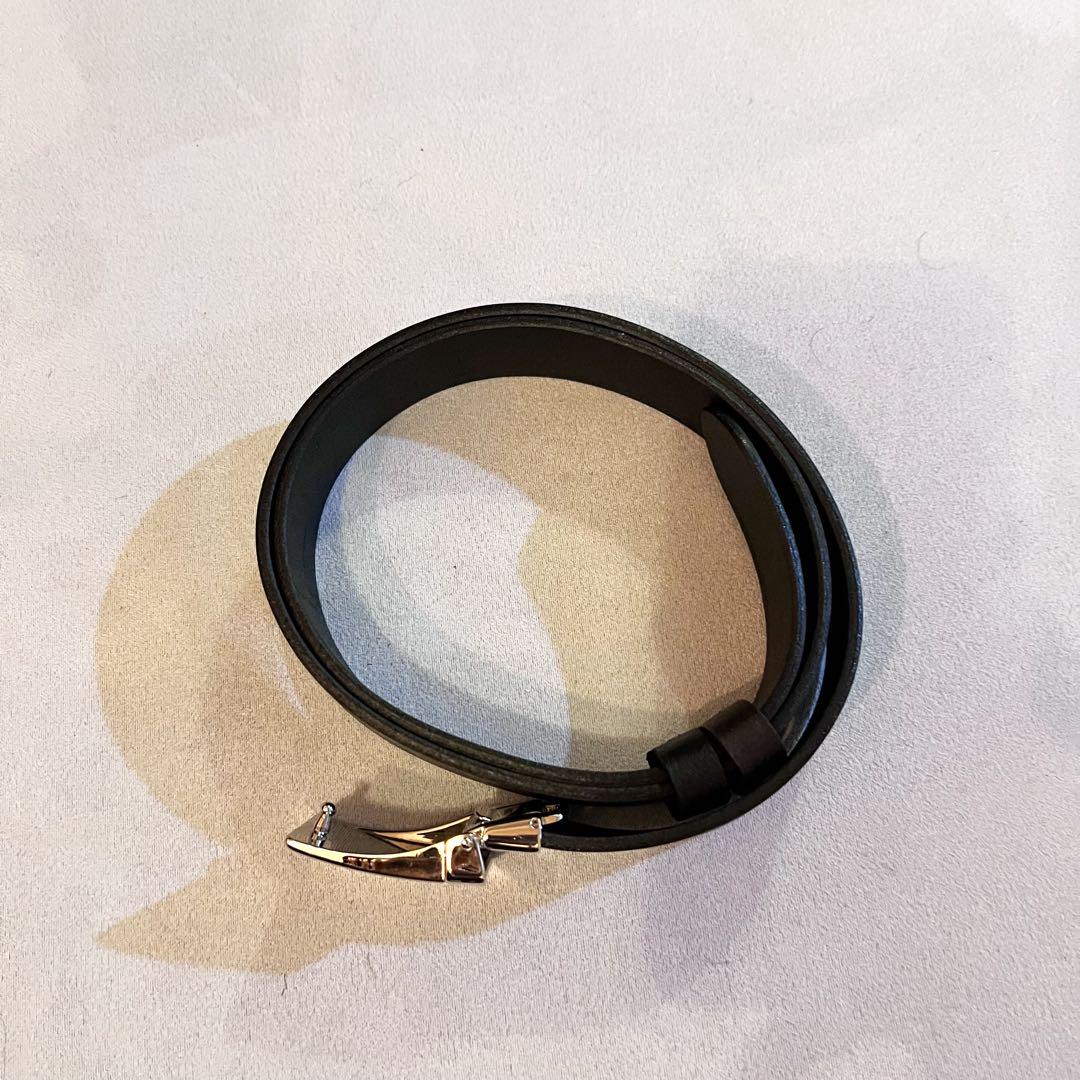 FENDI 茶色 レザーベルト