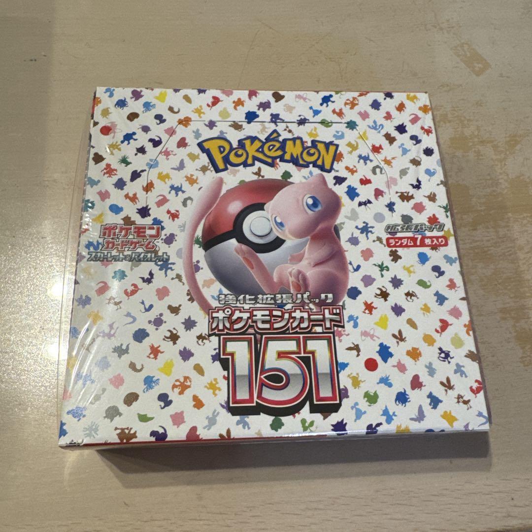 ポケモンカード151 未開封 シュリンク付 ポケモンカード151 未開封 シュリンク付