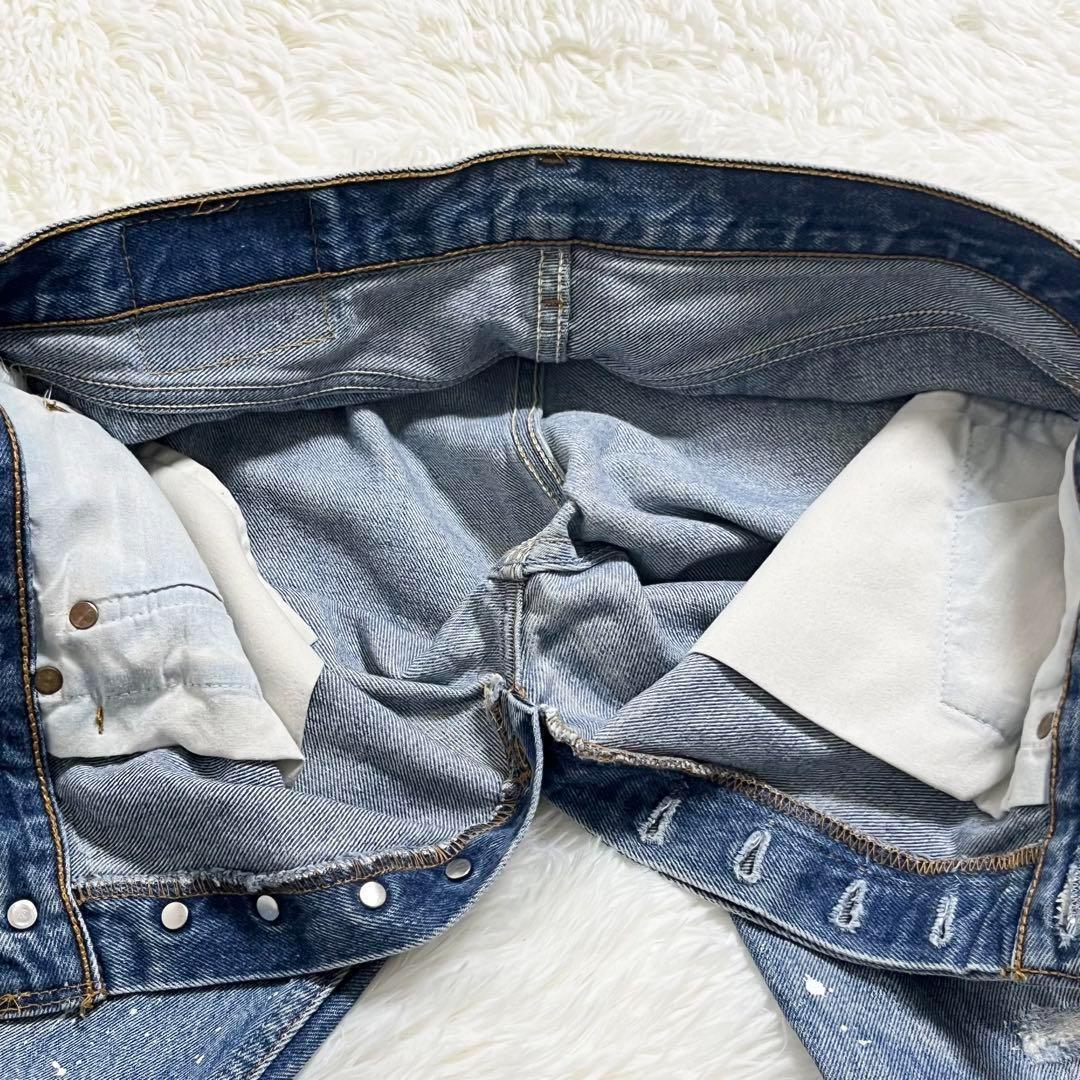 Levis リーバイス/90s USA製501XX グランジデニム W34