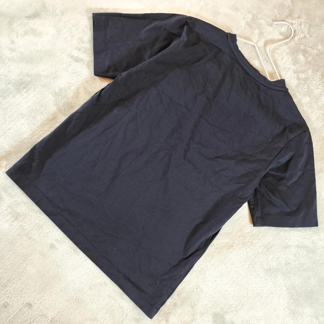 seventen SVT刺繍Tシャツ ストレッチ 刺しゅうロゴ ネイビー S