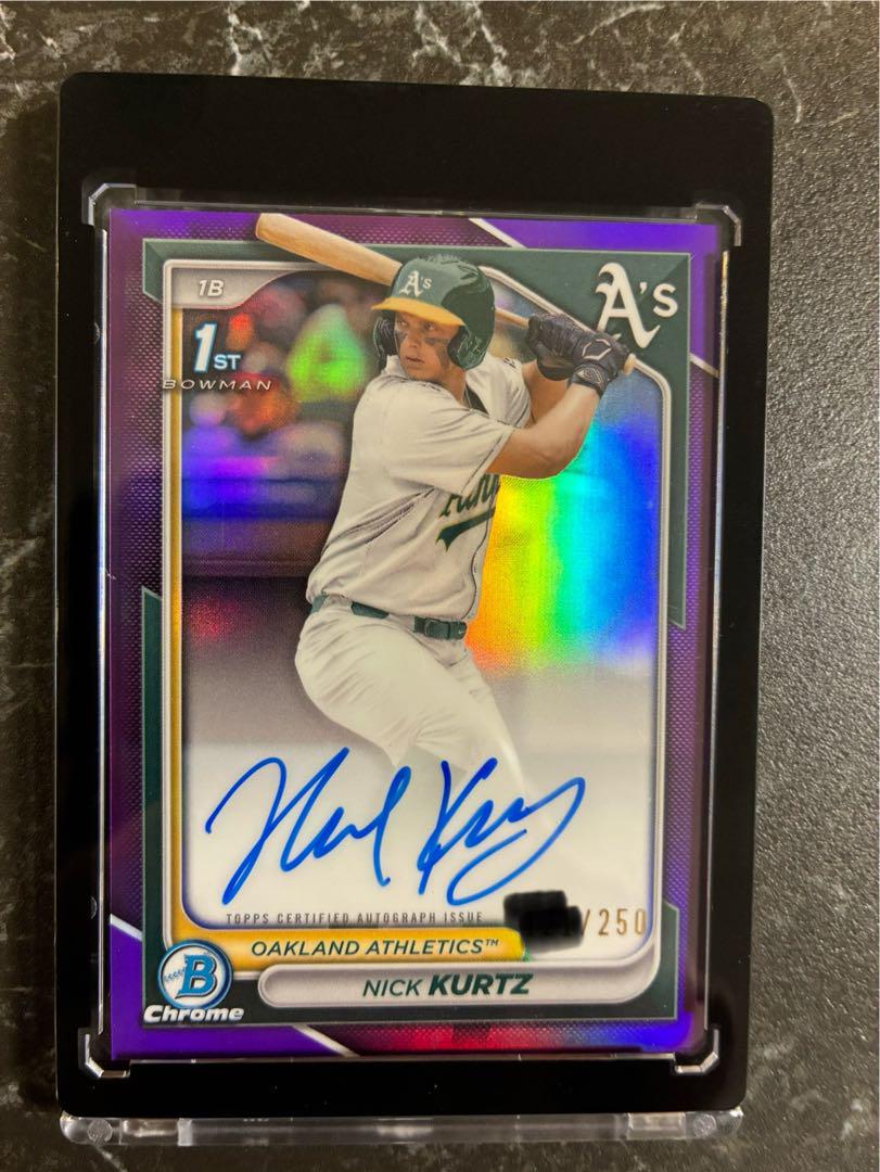 Topps 2025 Bowman Chrome Nick Kurtz サイン