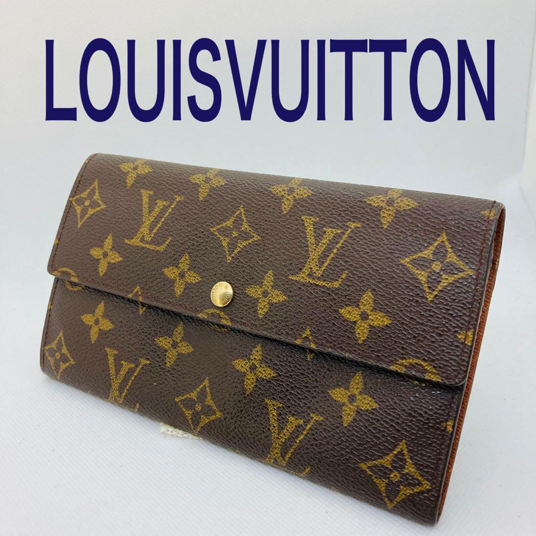 ルイヴィトン LOUIS VUITTON モノグラム 長財布 サラ 517