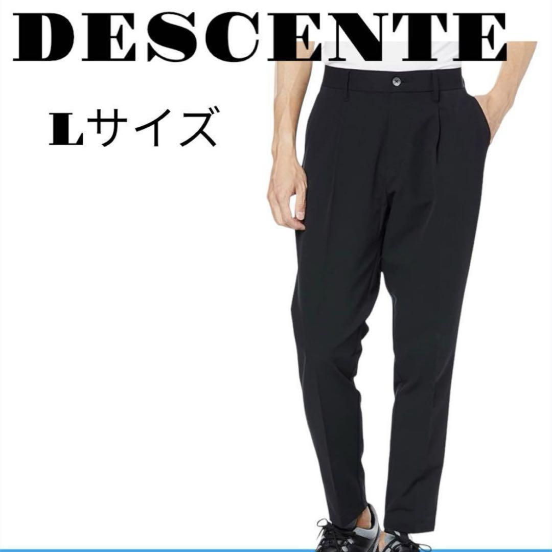 美品 DESCENTE GOLF デサント メンズ パンツ L 黒 ブラック