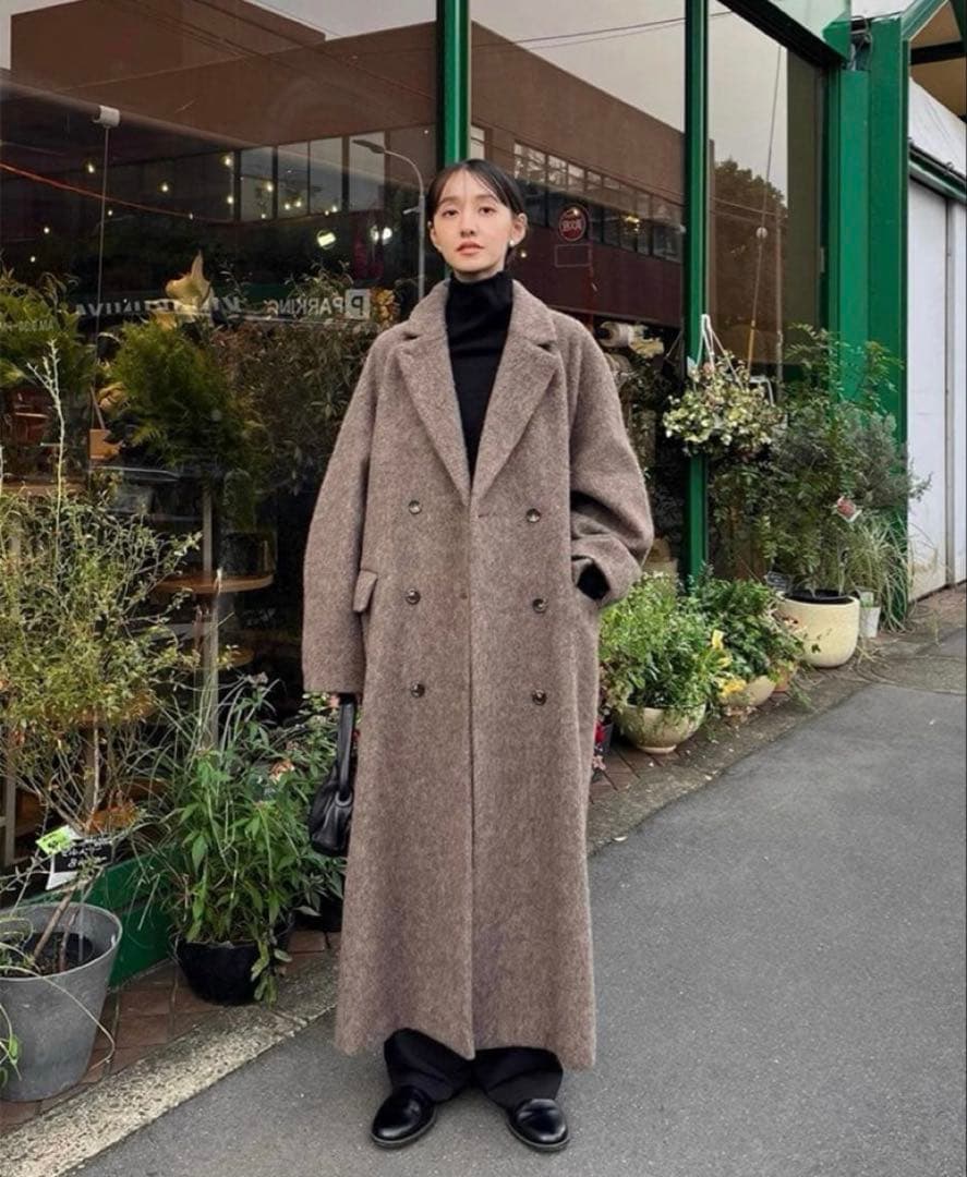 CLANE クラネ DOUBLE WOOL LONG COAT