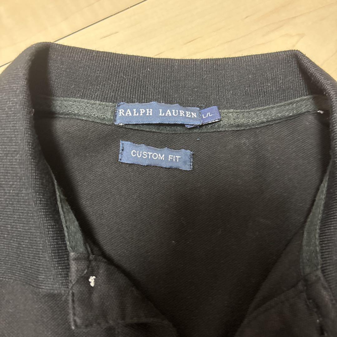 Ralph Lauren ブラック ポロシャツ Lサイズ