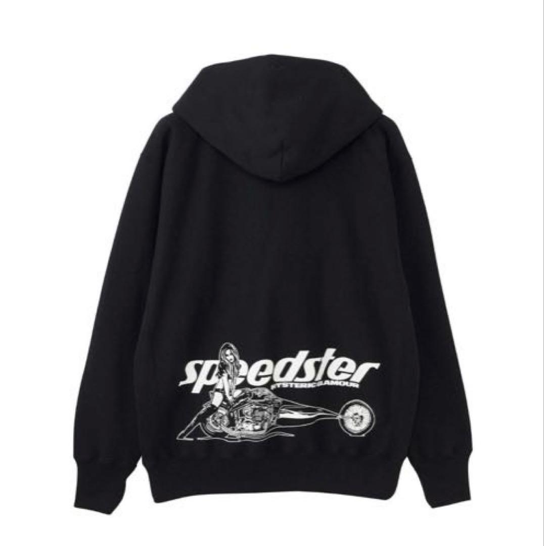 ヒステリックグラマー SPEEDSTERパーカーバイカーガールスウェット ヒステリックグラマー SPEEDSTERパーカーバイカーガールスウェット