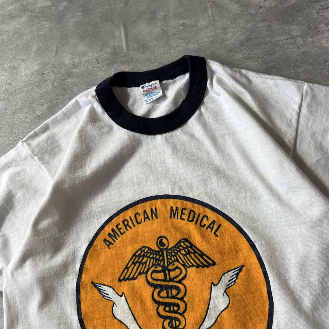 80年代 Champion AMAA ヴィンテージリンガーTシャツ USA製