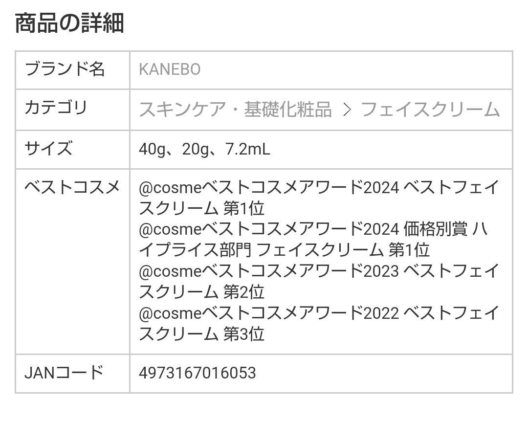 【新品未使用品】KANEBO クリーム イン デイ キット