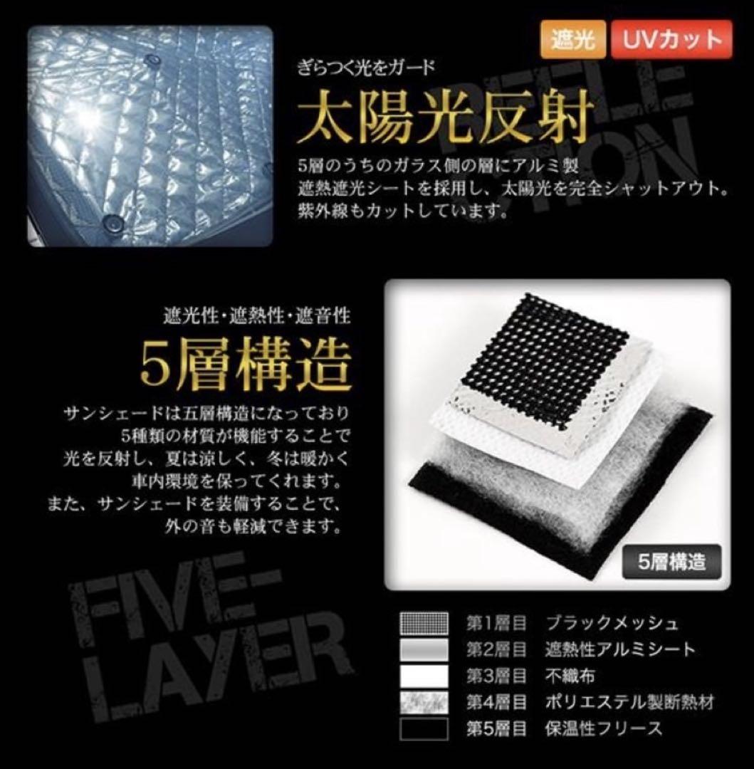 ステップワゴン　サンシェード　RK1.2.5.6系　RG系　新商品ブラック　2 ステップワゴン サンシェード RK1.2.5.6.系 RG系 RF系 1 - メルカリ