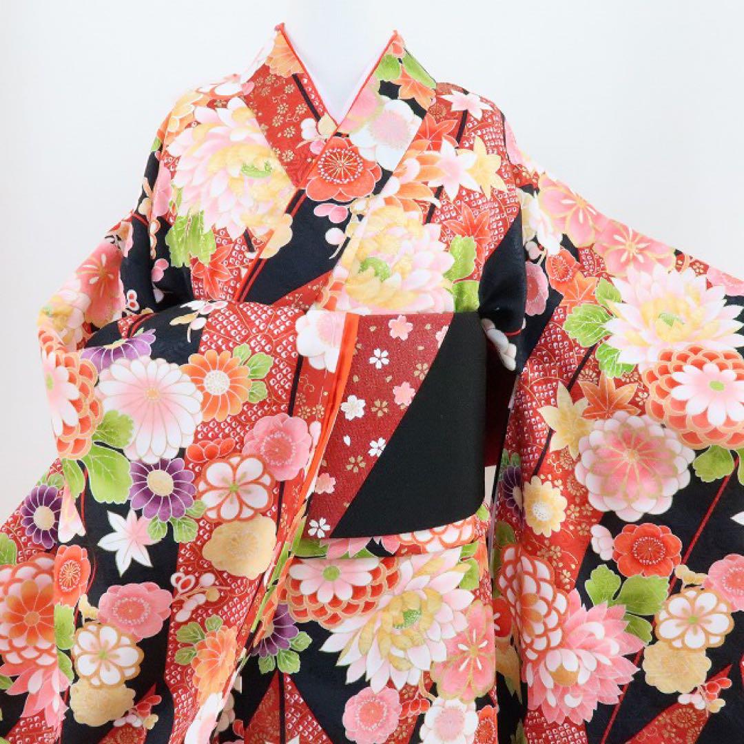 専用✺美品 七五三 ７歳 付け帯 女の子 子供着物 11`