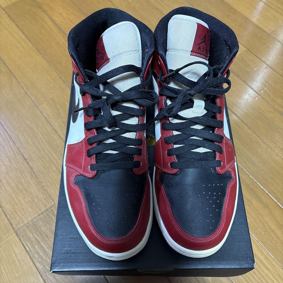 シューズ(男性用) NIKE AIR JORDAN 1 MID \"CHICAGO BLACKTOE\" NIKE AIR JORDAN 1 MID 