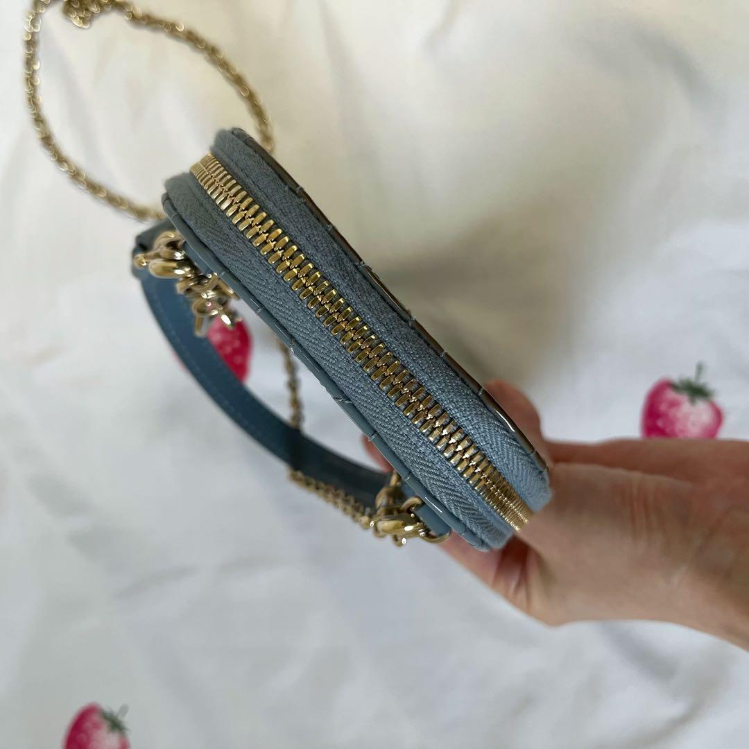 DIOR フォンホルダー 水色