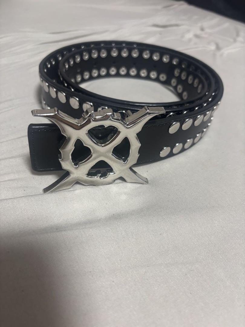 studs belt スタッズベルト　弾丸ベルト　opium kencarson studs belt スタッズベルト 弾丸ベルト opium kencarson - メルカリ