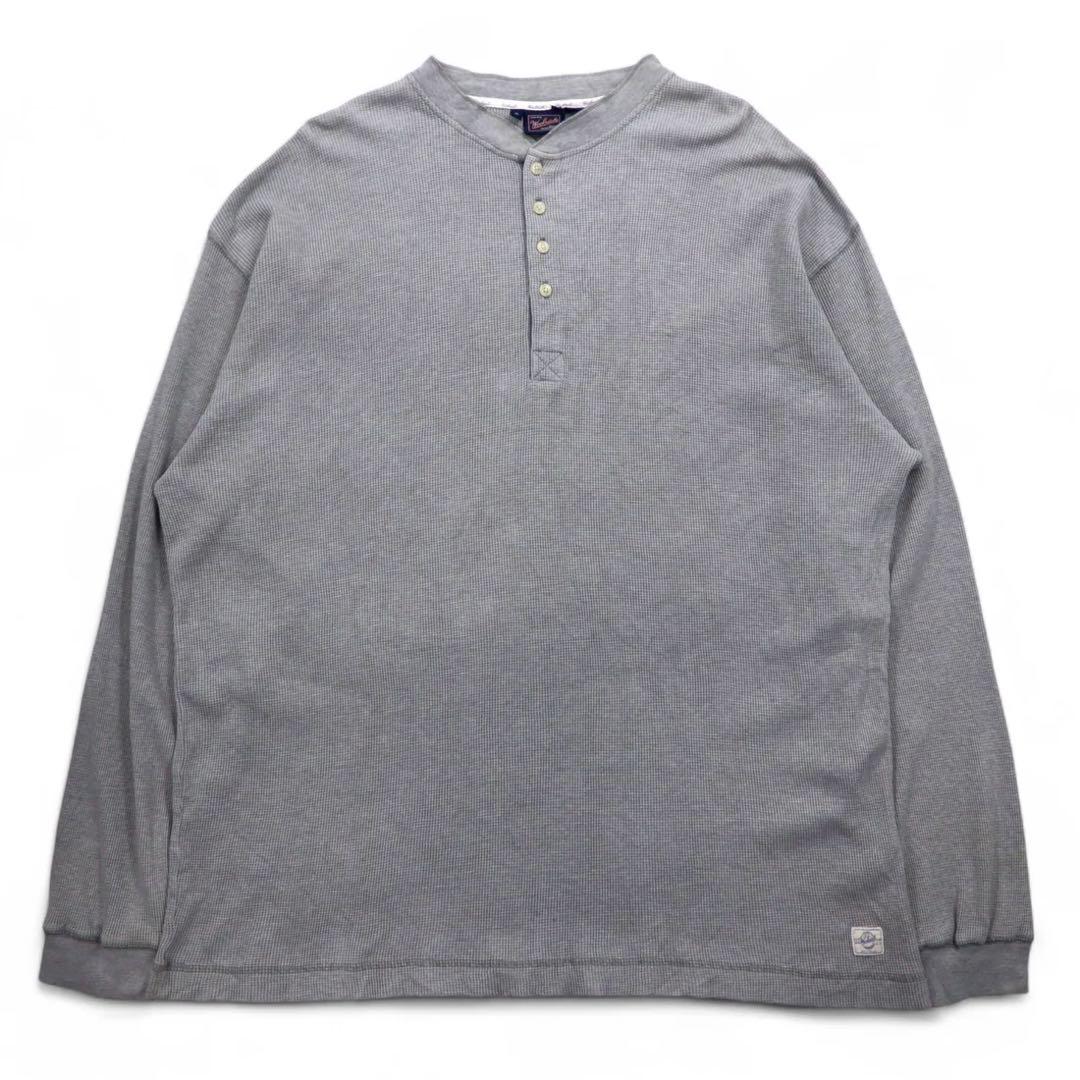 Woolrich 90年代 ヘンリーネック サーマル ロングスリーブ T