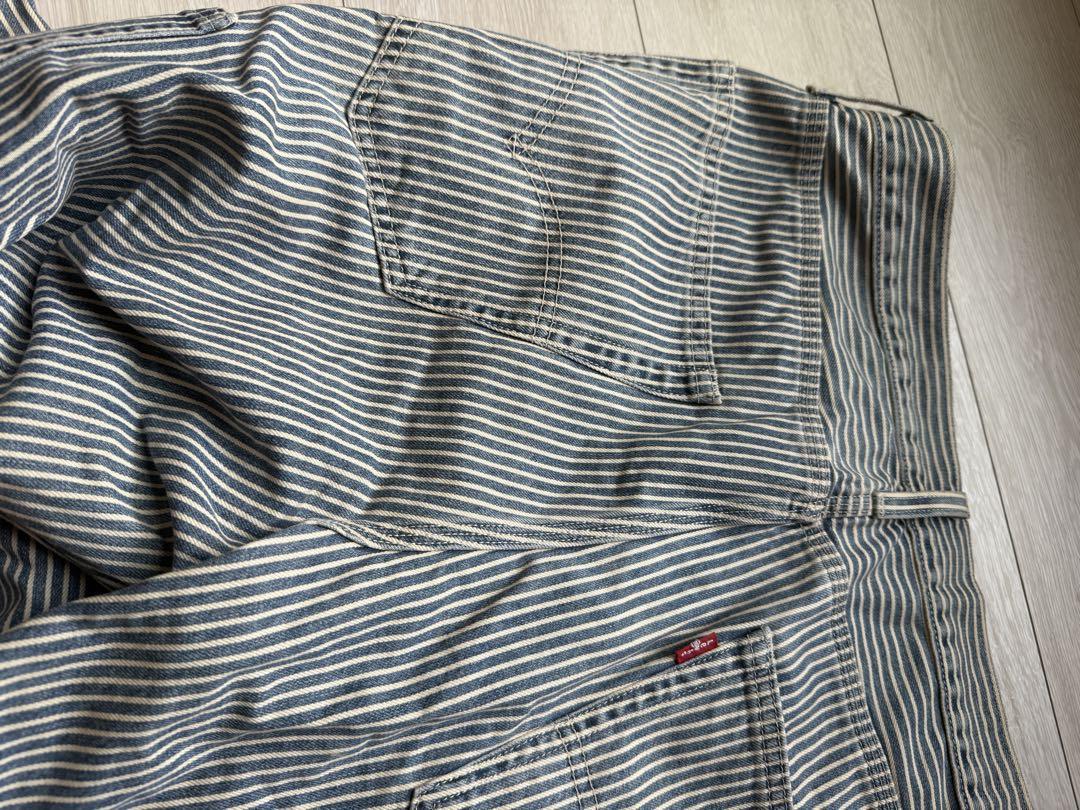 リーバイス ヒッコリーストライプパンツ アメリカで購入 w31 L32
