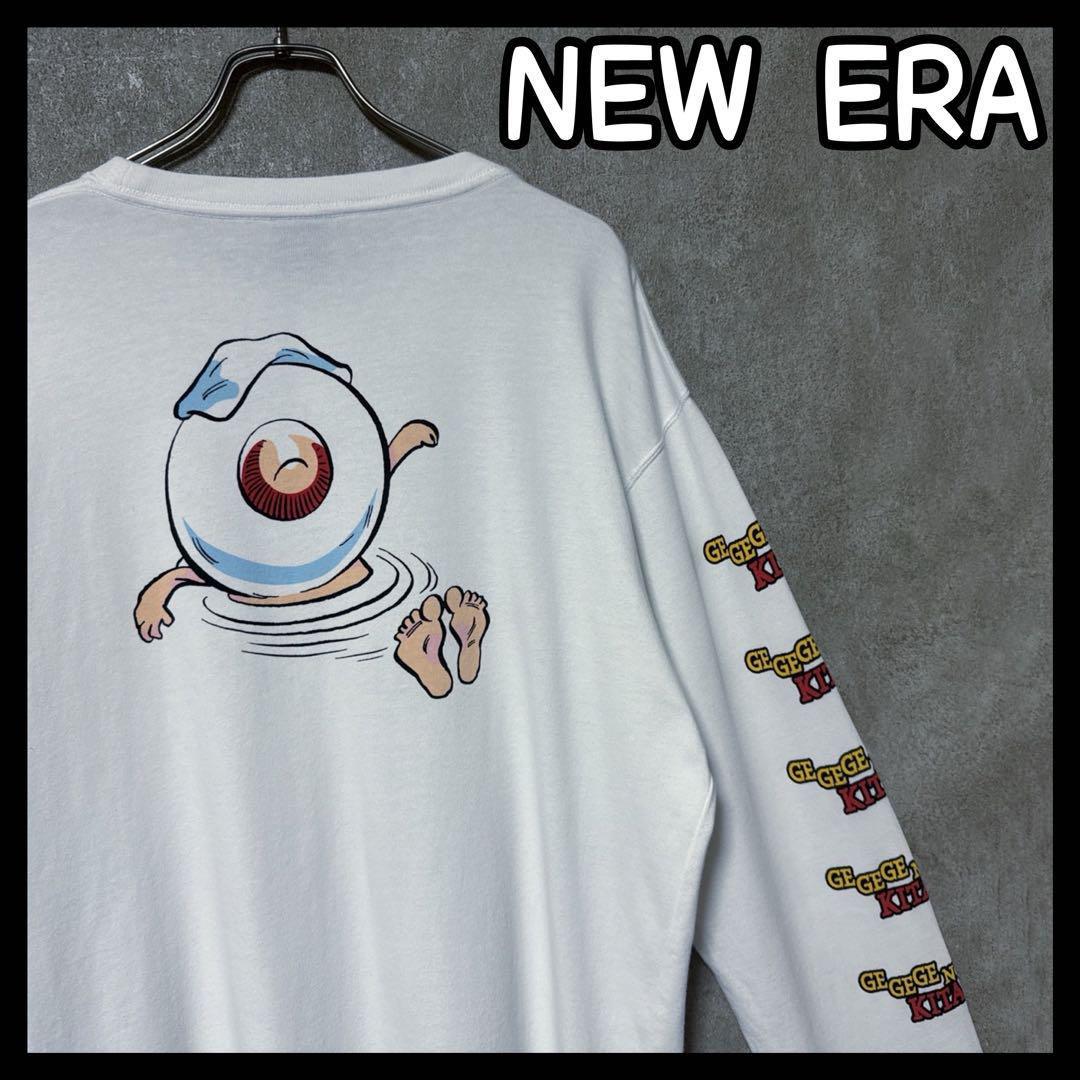 NEW ERA ニューエラ ゲゲゲの鬼太郎 コラボ 目玉おやじ ロンT 長袖
