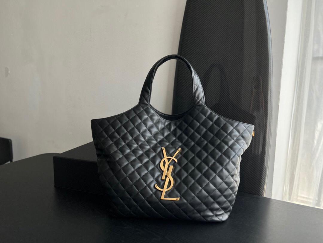 SAINT LAURENT バッグ レザー ブラッ 32,000円