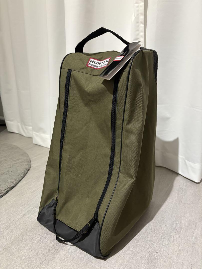 廃盤品 HUNTERハンターレインブーツケース カーキ ブラック 長靴
