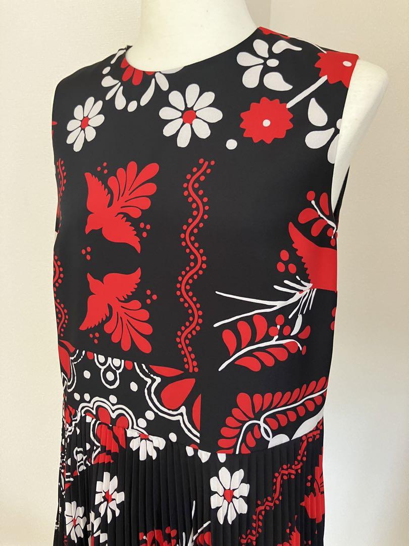 red valentinoレッドヴァレンティノ 美品 プリーツ ワンピース40