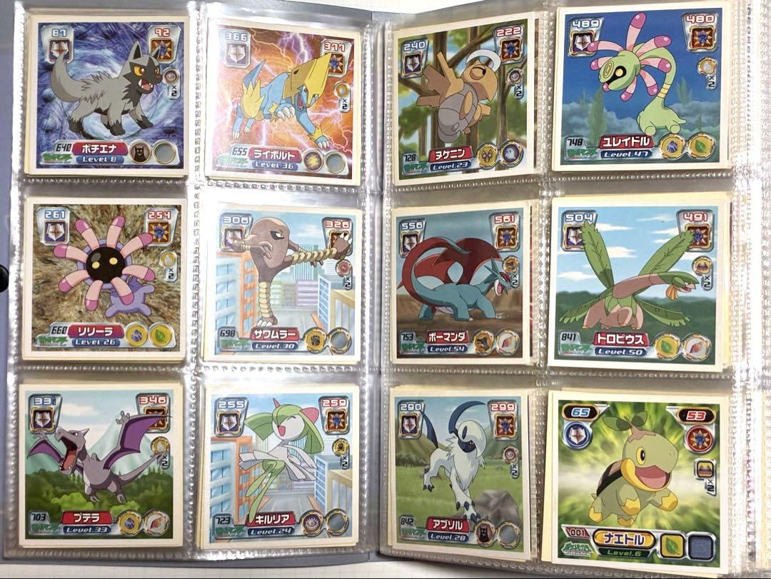 まとめ売り】ポケモン 最強シール烈伝 185種 約200枚超 ケース付