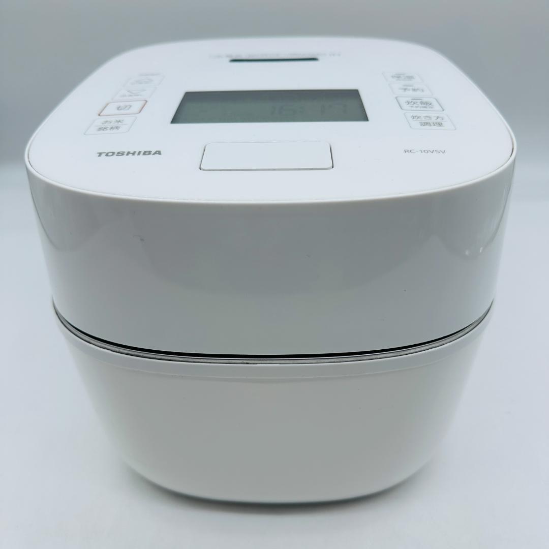 【ジャンク】東芝真空圧力IH炊飯ジャー　炎匠炊き　RC-10VSV 白