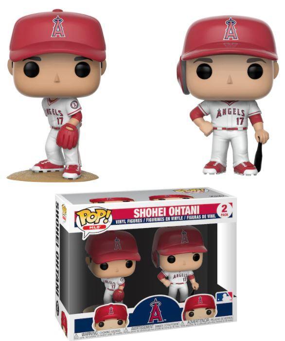 大谷翔平 MLB公式 限定 二刀流 FUNKO POP フィギュア 人形 赤 白
