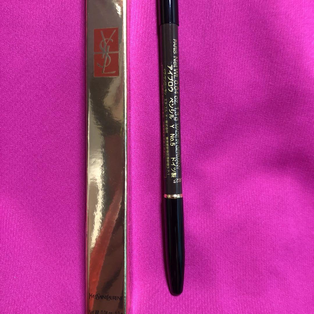 YSL アイブロウ ペンシル Y NO.5ブラウンブラック 海外並行輸入正規品