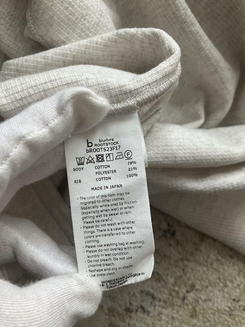 ブラームスルーツストック　ベースボールTシャツ サイズ1 サーマル　ワッフル