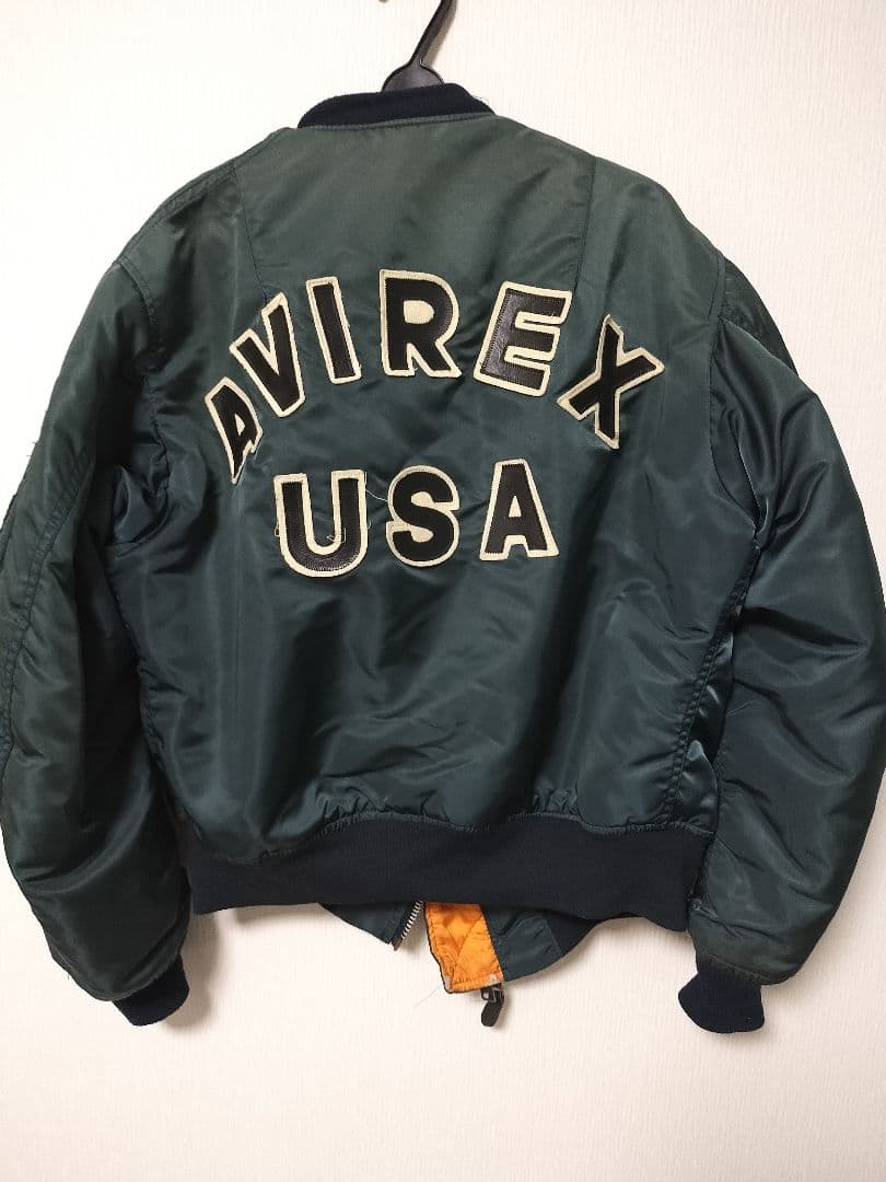 90's レア AVIREX MA-1 フライトジャケット USA製 90's レア AVIREX MA-1 フライトジャケット USA製
