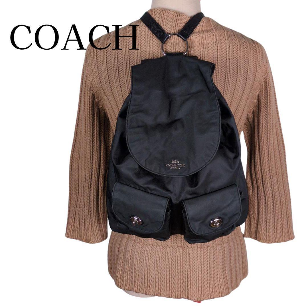 0*z様 COACH 　コーチ 　リュック 　デイパック 　F58814 　ダー